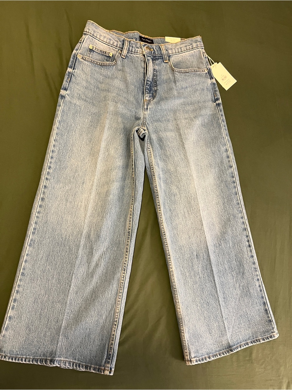 Light Blue Wide-Leg Women's Jeans Size 10